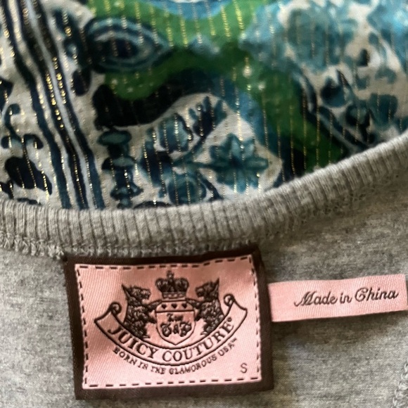 Juicy Couture Racerback Tunic Tank Top Women’s size Small - Picture 3 of 3